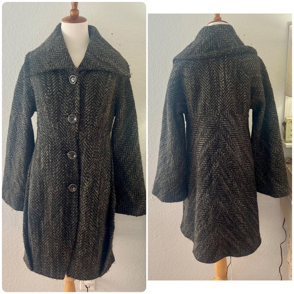 Joeffer Caoc Wool Blend PeaCoat Size Small